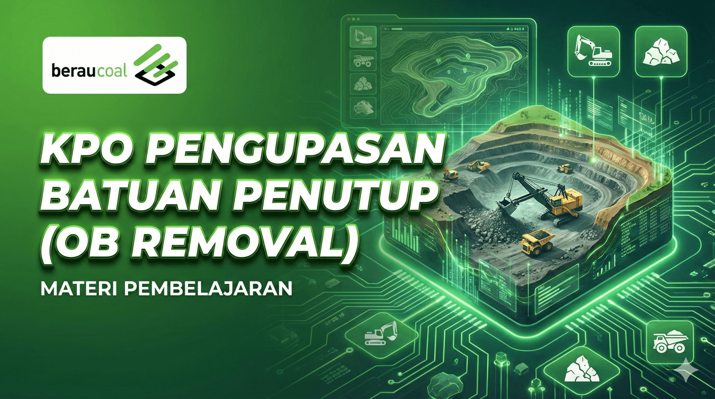 KPO Pengupasan Batuan Penutup (OB Removal)